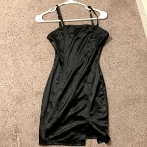 Little black silk mini forever 21 dress